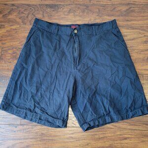ARCHITECT Navy Blue Flat Front Chino Shorts sz 36 EUC Summer Beach Spring Casual